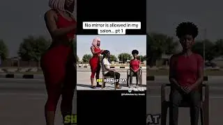 No mirror is allowed in my salon.. #viral #newyear #trendingshorts #fyp #Ai #2026 #funnyvideos 