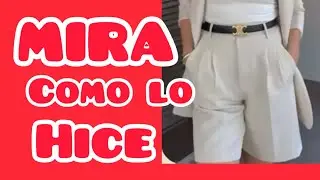 SHORT DE PINZAS MODERNO
