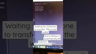 BOT TRX Automatically withdraw