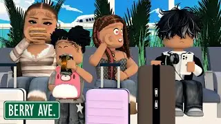Family Vacation TO PARIS! *BRIELLE HAS AN AIRPORT CRUSH*😍✈️ Voiced Roblox RP