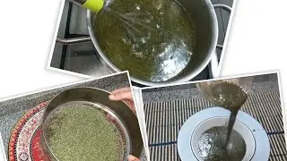 الملوخيه الناشفه على اصولها👍👌#ملوخيه