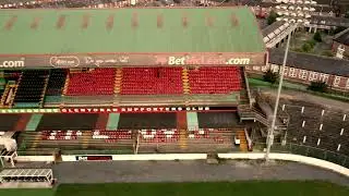 Glentoran FC Football ground, The Oval East Belfast