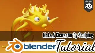 Blender Character Model Making Tutorial     #BlenderTutorial      (blender Sculping) -