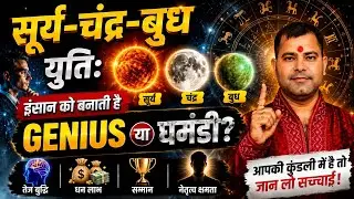 Surya Chandra Buddh Yuti? || Tri Graha Yog? ||