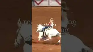 A real rider vs a &ldquo;real&rdquo; rider barrel racing. #barrelracing #horse #western #shorts #equestrain