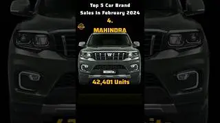 Top 5 Car Brand Sales In February 2024 In india | #narshimasnauto #india #automobile #car #sales