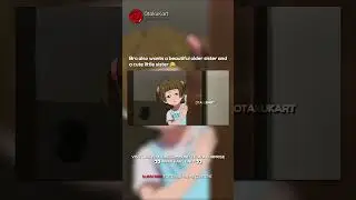 Bro also wants a beautiful older sister and a cute little sister 😆 #anime #animeedits #shorts
