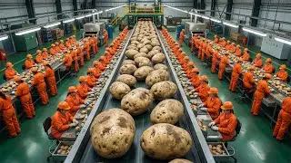 Inside a Pringles Production Line From Raw Potatoes to Stacked Crisps (Full Process)