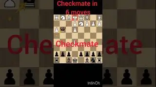 #&ldquo;Only 6 Moves &rarr; SHOCKING Checkmate! 🤯 Insane Chess Trap You Must See ♟️🔥&rdquo; ! #chess ! @chess