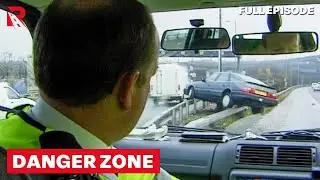 Car Ends Up ON TOP Of Crash Barrier | Motorway | Full Episode