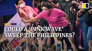 ‘Pink wave’ sweeps the Philippines as incumbent vice-president Leni Robredo vies for top post
