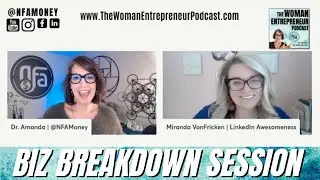 [037] СЕССИЯ ПО РАЗБОРУ БИЗНЕСА с Мирандой ФонФриккен &mdash; основательницей LinkedIn Awesomeness