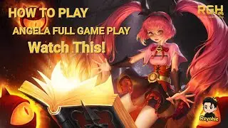 How to play Angela Honor of Kings Full Game Play Watch This!