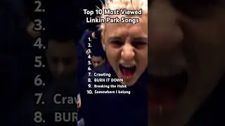 Top 10 most viewed Linkin Park Songs