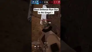 Insane Run Out Strategy in R6 Siege 🤯 #shorts #rainbowsixsiege