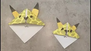 Origami Pok&eacute;mon Pikachu ⚡🐭 | Easy Paper Pikachu Tutorial #Origami #Pokemon #Pikachu