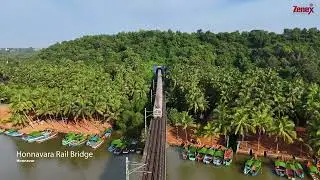 Sharavati Bridge | Zenex Calender 2026 | VV Mannapur | Arial View | Karnataka |
