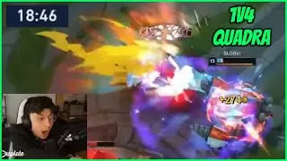 BLG Bin's Rumble Cooks RNG In 18:46  (1v4 QUADRA)