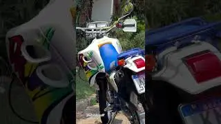 Yamaha DT 200R uma motocicleta trail de motor dois tempos produzida entre 1994 e 2000. #dt350 #dt200
