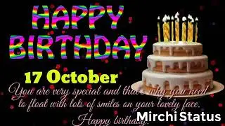17 October Birthday wishes