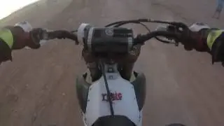 AMA Supermoto 2016 Tucson Dirt Section Crash with SloMo