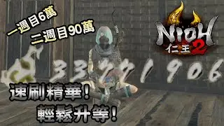 【一週目6萬、二週目90萬】速刷精華﹗輕鬆升等﹗(附字幕)- 仁王2 NIOH 2