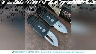 Fun and Practical Folding Knife 204P Blade Aluminum Alloy Handle Outdoor Tactical Self-defense EDC T
