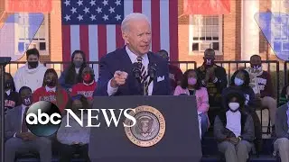 Joe Biden addresses voting rights in the US