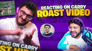 @AlphaClasher  REACTS ON CARRYMINATI ROAST on SHIVAM MALIK👿😂