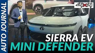TATA SIERRA EV 4x4 🔥 Mini DEFENDER under 25 LAKHS 👀 | Auto Journal India