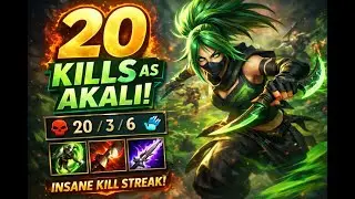 NUCLEAR AKALI GAME 20+ Kills