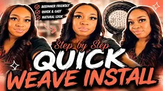 Quick weave Tutorial | Fast and Flawless Install 💇🏽&zwj;♀️