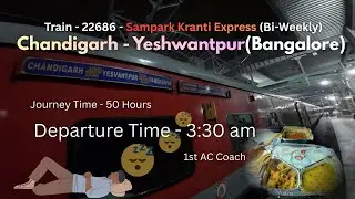 22686-Sampark Kranti Express -Chandigarh - Yeshwantpur(Bangalore)-Via NewDelhi-Pune-Belagavi