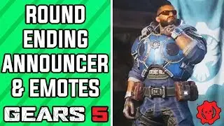 GEARS 5 Multiplayer - Round End Announcers RETURN and GEARS 5 Emotes Preview (GEARS 5 News)