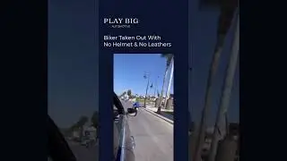 No Helmet, No Leathers, No Sense #motorcycle #crash