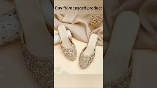 Step into elegance with these golden flat sandals #shorts