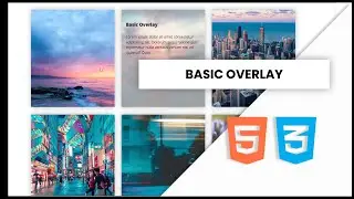 Basic Overlays with HTML & CSS | HTML CSS Basic Overlays