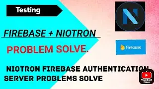 firebase niotron authentication problem solve. 👍