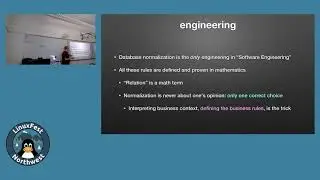 LinuxFest Northwest 2019: Database Normalization