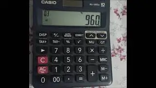 MU Markup Function in Calculator #CASIO #CALCULATOR #linkindescription