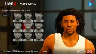 NBA LIVE 16 PLAYER CREATION!!!