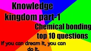 CSIR-NET PREVIOUS YEARS SOLUTION OF CHEMICAL BONDING(CLASS-1)