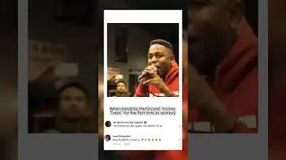 When Kendrick Performed money Trees for the first time at bestbuy #rap #hiphop #kendricklamar #short