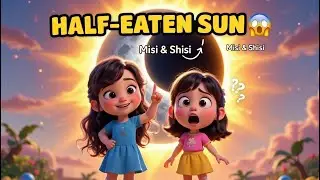 The Half-Eaten Sun &ndash; Misi & Shisi&rsquo;s Sky Mystery🌞🌙