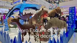 elpro mall pcmc pune city christmas winter decor ice age island 🏝️