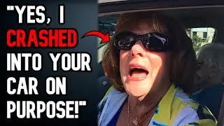 Карен специально врезалась в меня! Ее арестовали! - r/EntitledPeople