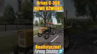 FS22 😲 Nowe realistyczne dźwięki! 😍 Ursus C360! #shorts