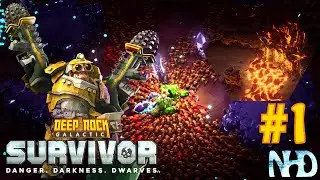 Let's Play Deep Rock Galactic: Survivor (Main Mission: Magma Core - Driller #1)