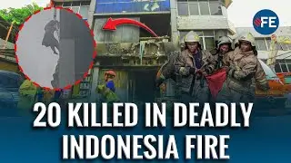 INDONESIA FIRE: Blaze Engulfs Terra Drone Indonesia Building, 20 Dead | Rescue Efforts Continue