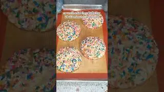 Birthday Cake Cookies! #bakingtutorial #cookies